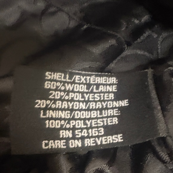 Guess Belted Wool Coat, Size Small, 2012 Collection - Picture 13 of 14